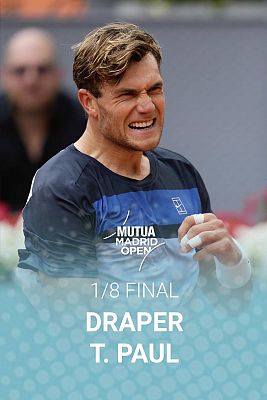 ATP Mutua Madrid Open: Jack Draper - Tommy Paul