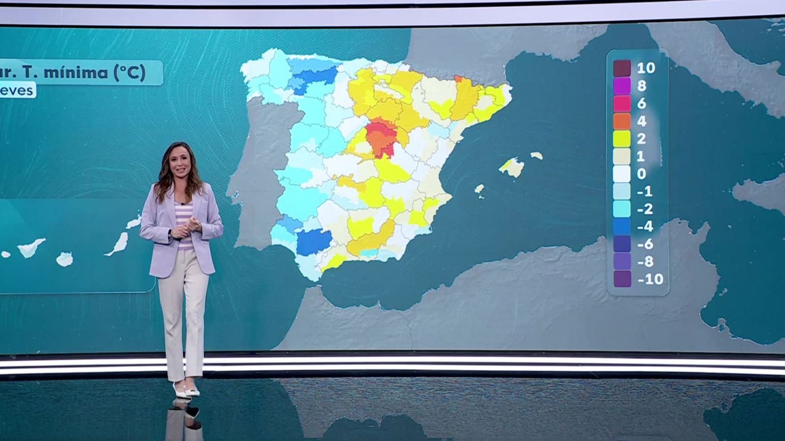 Descensos notables de temperaturas máximas en el oeste peninsular - ver ahora