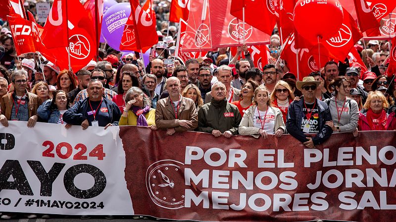 Los sindicatos, frente al 1 de mayo: la rebaja de la jornada y la reforma del despido como principales reivindicaciones