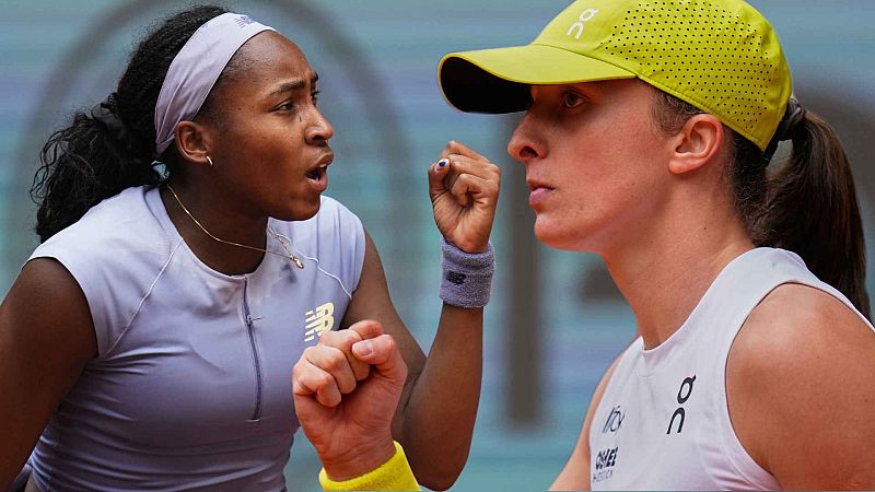 Tenis - WTA Mutua Madrid Open. 1 Semifinal: Coco Gauff - Iga Swiatek - ver ahora