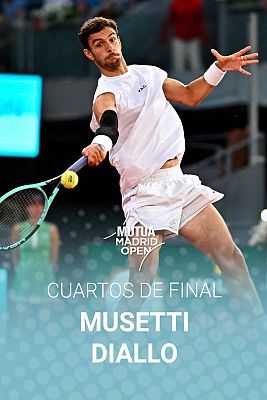 ATP Mutua Madrid Open: Lorenzo Musetti - Gabriel Diallo