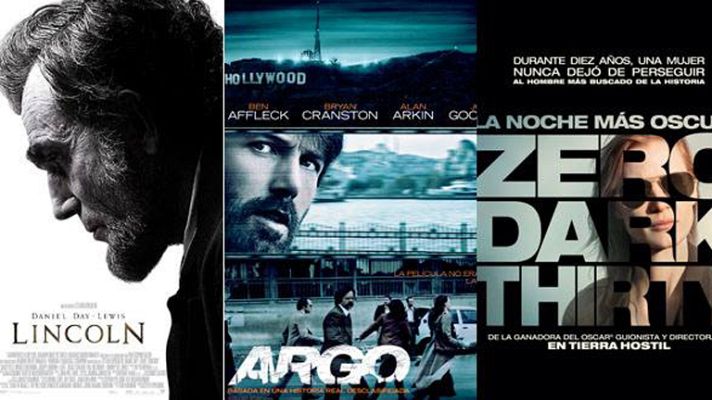 Telediario 1 - 'Lincoln', 'La noche más oscura' y 'Argo', favoritas para las nominaciones de los Oscar