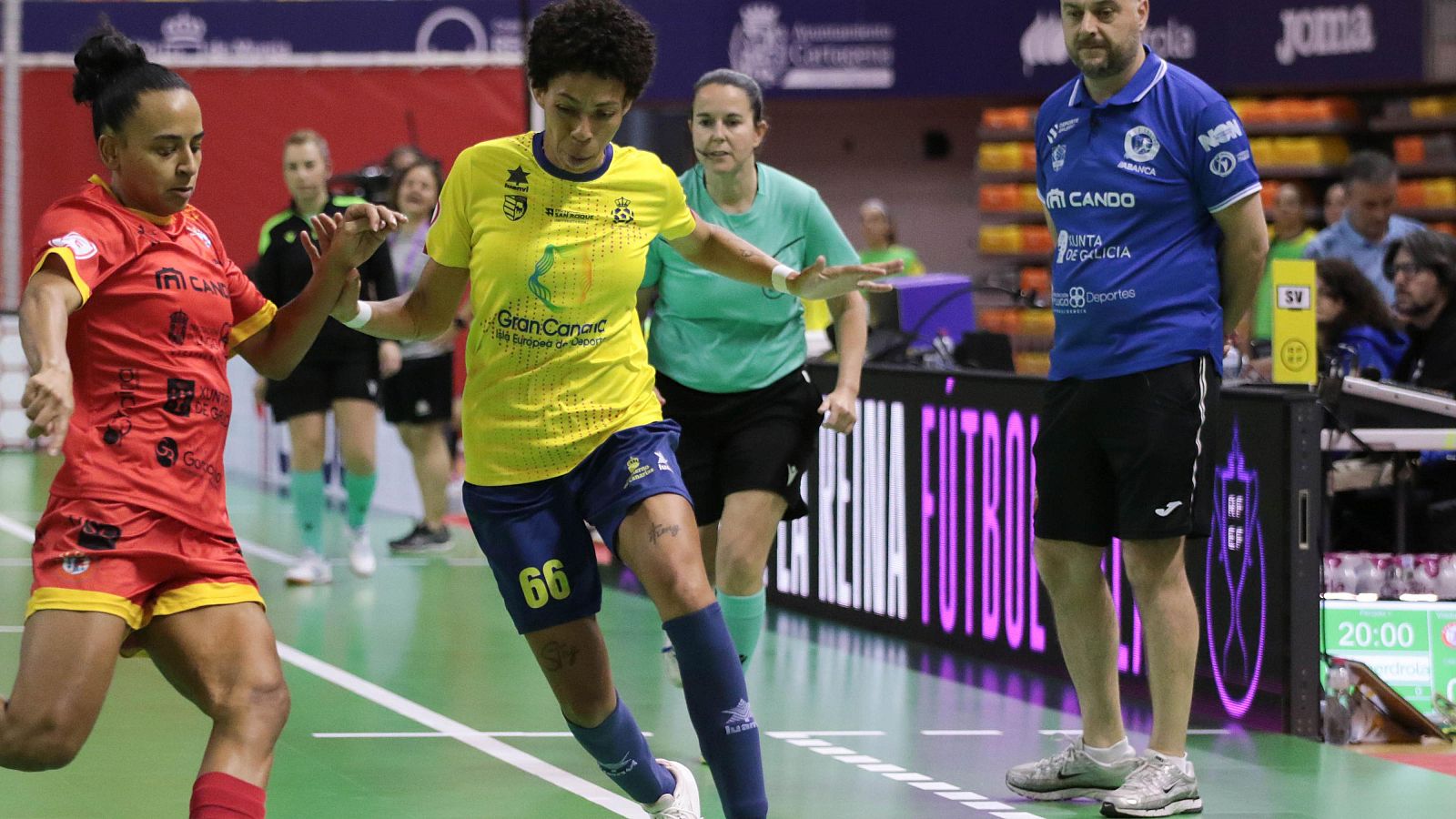 Fútbol Sala - Copa de la Reina. 1/4 Final: Gran Canaria FSF Teldeportivo - FSF Castro Bloques Cando - ver ahora