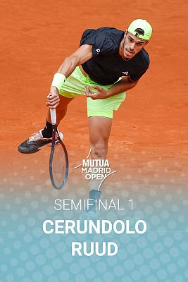 ATP Mutua Madrid Open. 1ª Semifinal: Francisco Cerúndolo - Casper Ruud
