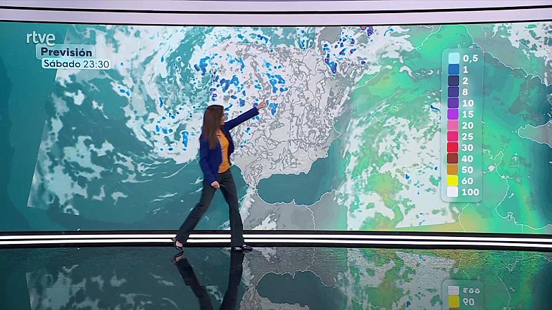 Precipitaciones localmente persistentes en el oeste del sistema Central - ver ahora