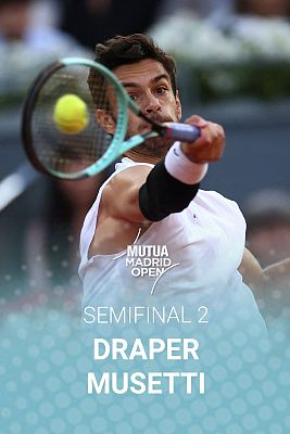 ATP Mutua Madrid Open. 2ª Semifinal: Jack Drapper - Lorenzo Musetti