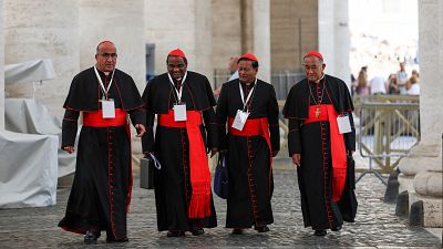 Los cardenales centran la atenci�n de los medios en la previa del c�nclave