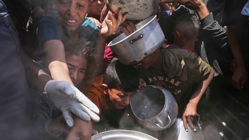 El bloqueo israelí intensifica la hambruna infantil en Gaza