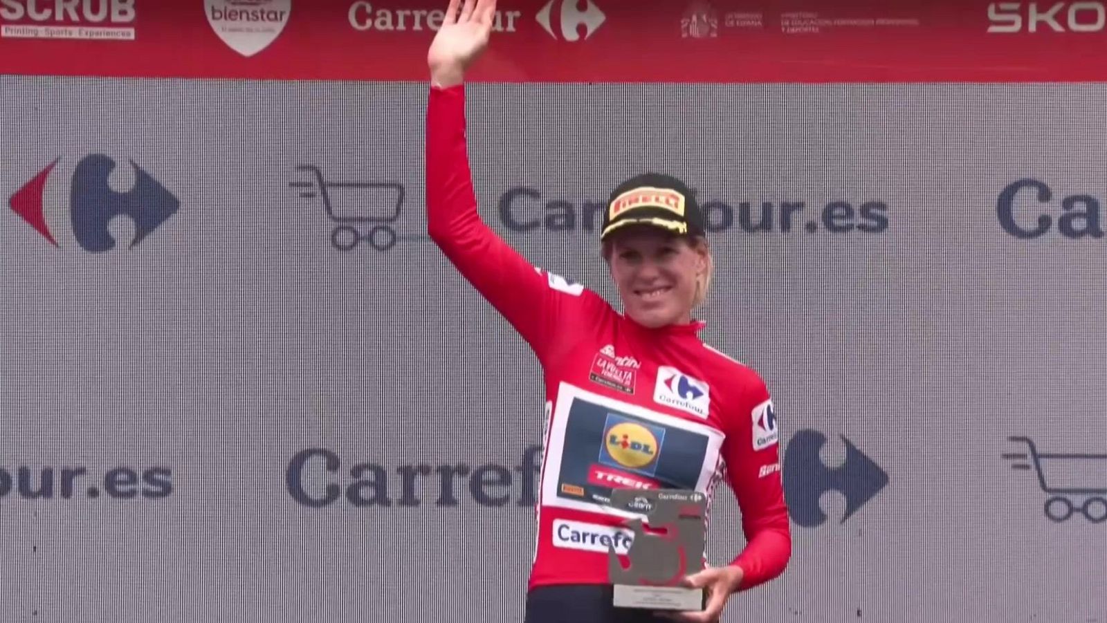 Ellen Van Dijk, primera líder de la Vuelta Femenina 2025 - Vuelta ciclista a España | Ver