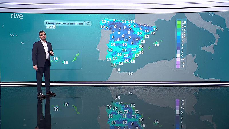 Posibles precipitaciones en el tercio noreste y mitad norte peninsular - ver ahora