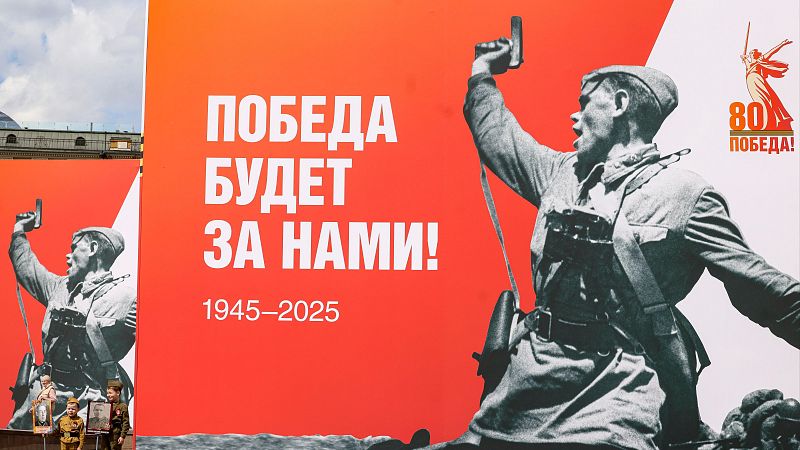 Moscú prepara el Día de la Victoria mientras Zelenski pide un alto el fuego de 30 días