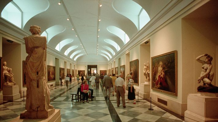 Telediario Fin de Semana - Un día con Alejandro Molina, vigilante de sala del Museo del Prado