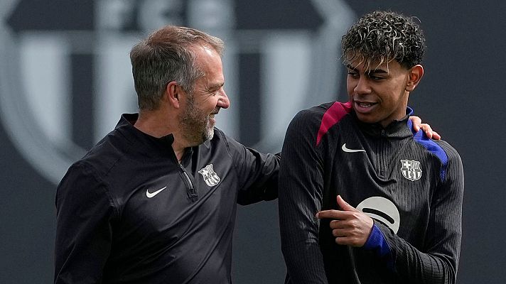 Fútbol - Flick, antes del Inter - Barcelona: "Lamine es un genio. Ahora tiene que volver a mostrarlo"