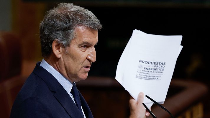 Informativo 24h - Feijóo defiende un "mix energético equilibrado" con renovables y nucleares