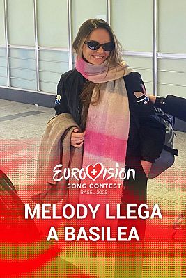 Melody llega a Basilea para participar en Eurovisin 2025