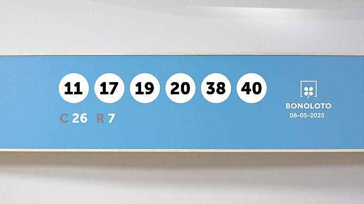 SELAE - Sorteo de la Lotería Bonoloto del 08/05/2025