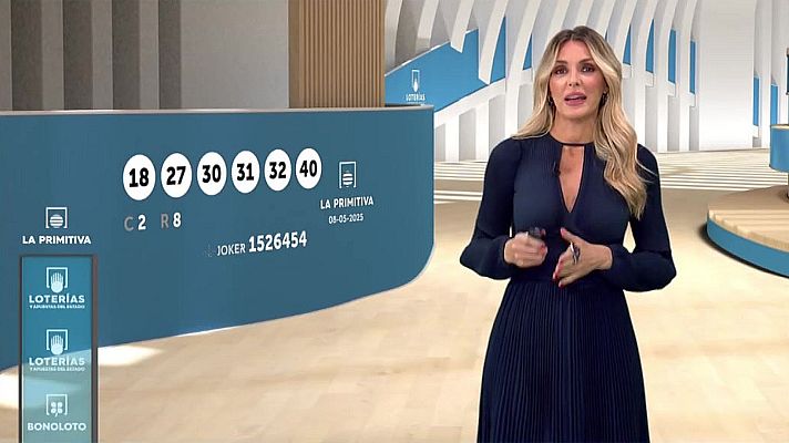 Loterías - Sorteo de la Lotería Nacional, Bonoloto, Primitiva y Jóker del 08/05/2025
