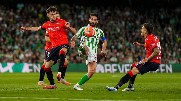 Resúmenes de LaLiga - Betis-Osasuna: resumen del partido de la 35ª jornada de Liga