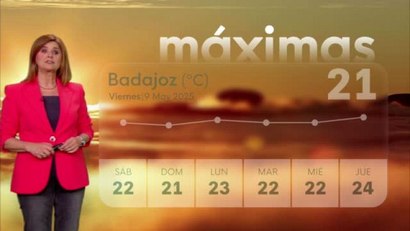 El Tiempo en Extremadura - 09/05/2025 | Ver