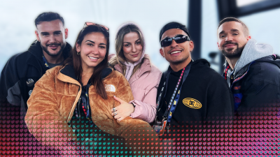 El equipo de baile espaol descubre el 'Top of Europe' en su visita a Jungfraujoch