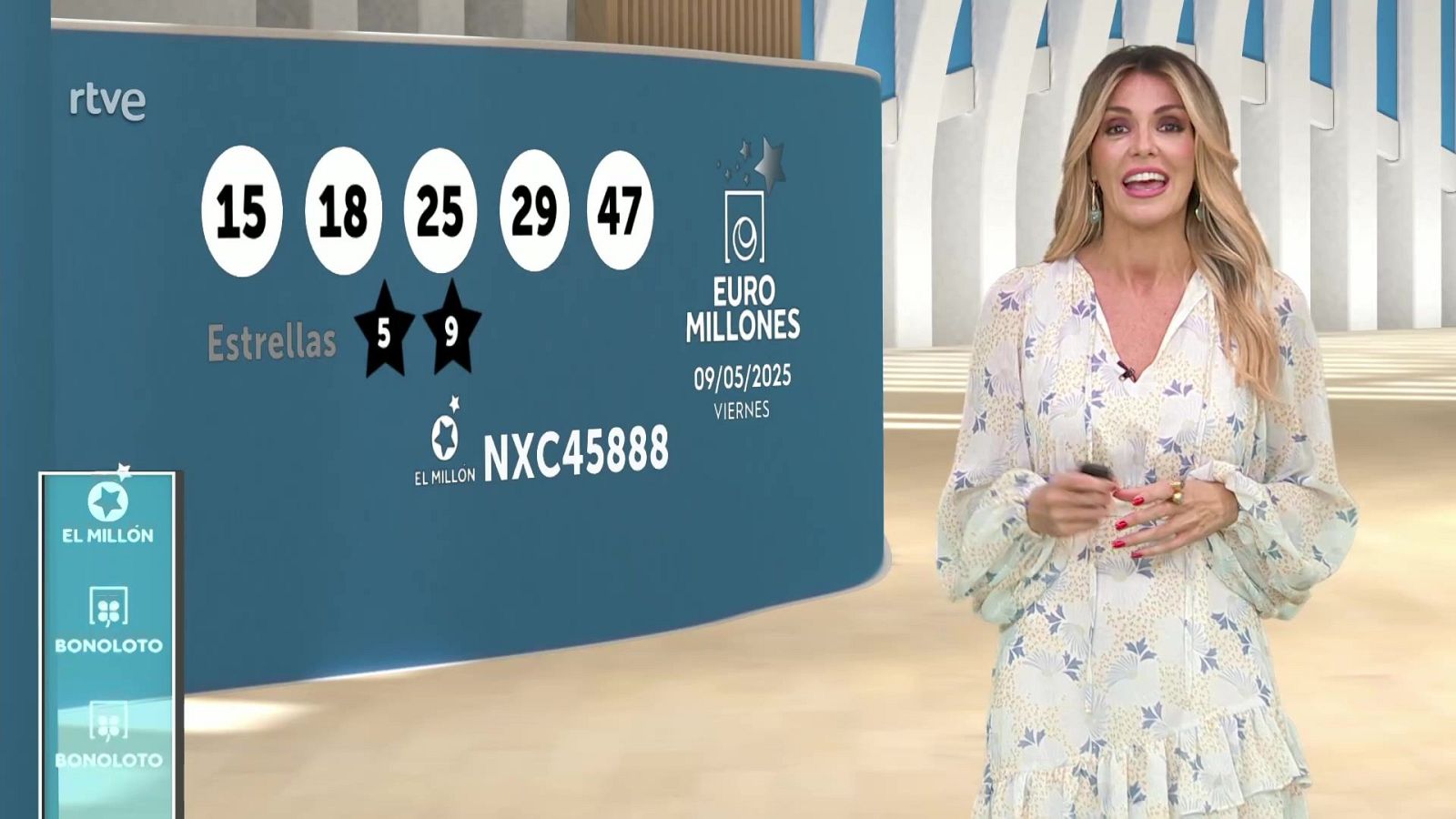 Sorteo de la Bonoloto y Euromillones del 09/05/2025 - ver ahora