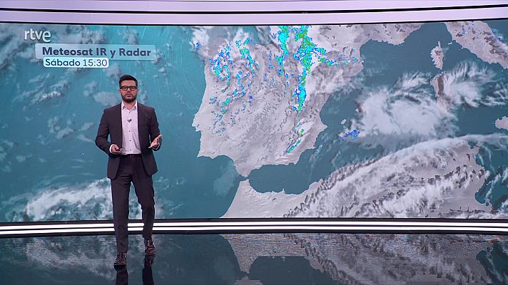 El tiempo - Chubascos y tormentas con probabilidad de ser fuertes e ir con granizo en amplias zonas de la mitad norte y del tercio este peninsular