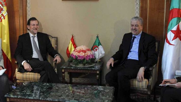 Telediario 1 - Rajoy viaja a Argelia