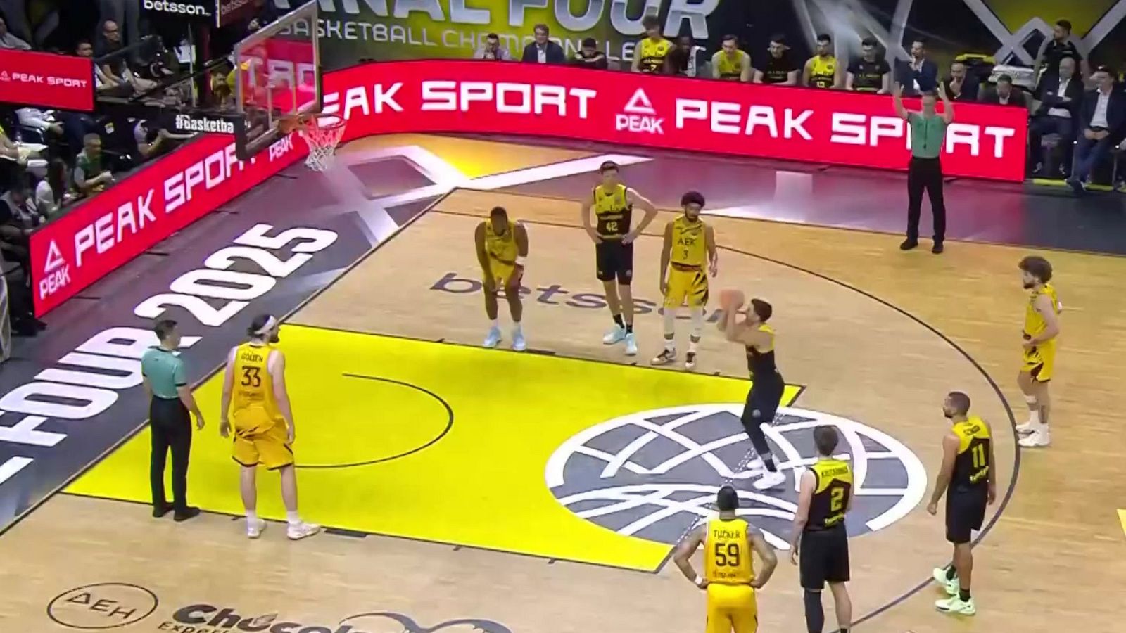 Baloncesto - Champions League. Final Four 3ª y 4º puesto: La Laguna Tenerife - AEK Betsson BC - ver ahora