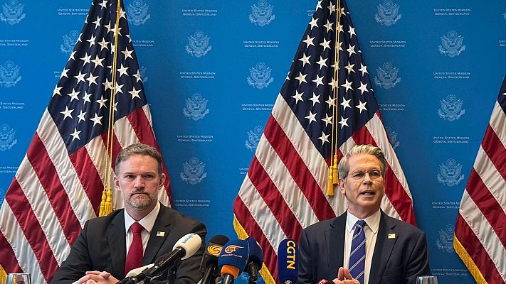 Telediario 2 - Estados Unidos y China firman una tregua comercial de 90 días