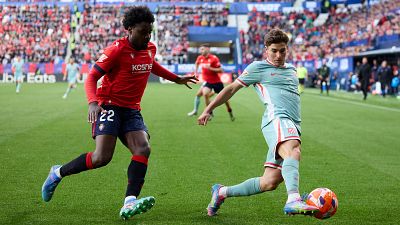 Osasuna suea con Europa a costa de un inoperante Atltico