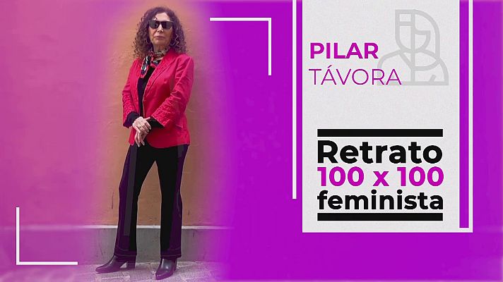Objetivo igualdad - Retrato 100x100 feminista: Pilar Távora