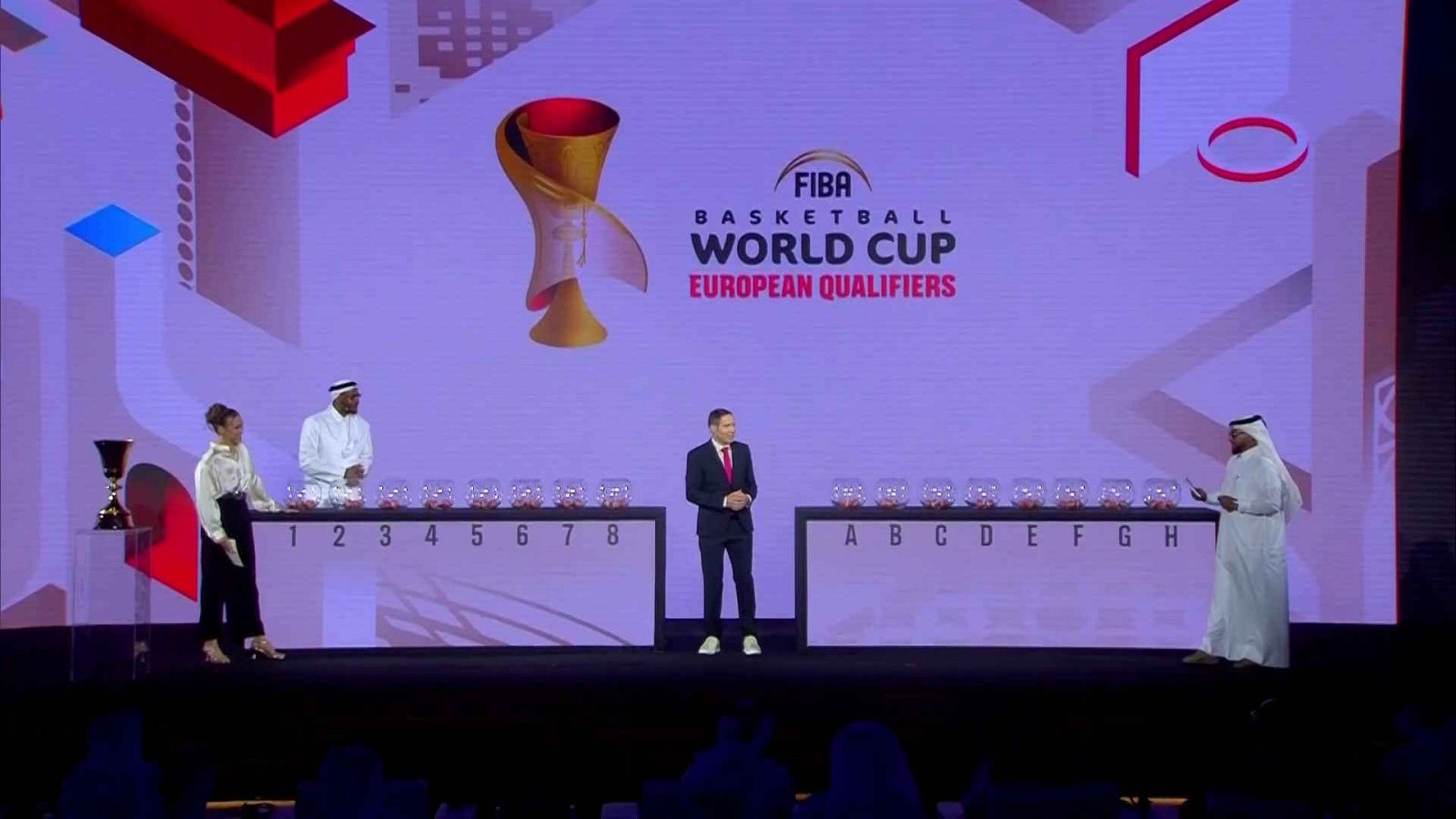 Baloncesto - Copa del Mundo masculina 2027. Sorteo fase clasificación - ver ahora