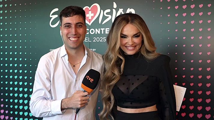 Eurovisión - Melody, momentos antes de su actuación en Eurovisión 2025: "Ahora llega lo bueno"
