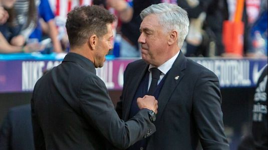 Simeone: "Soy un admirador de Ancelotti, l lo sabe, se lo dije y lo quiero mucho"