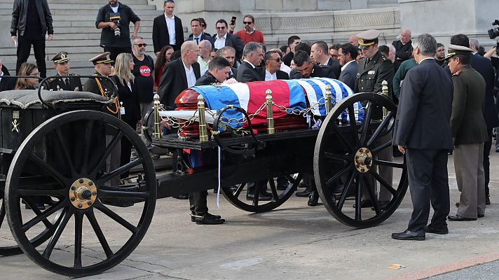 Telediario 1 - Uruguay despide a Mujica, el "presidente más pobre del mundo", con honores y gratitud