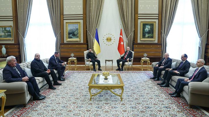 Telediario 1 - Las negociaciones en Turquía para una posible paz en Ucrania están en el aire