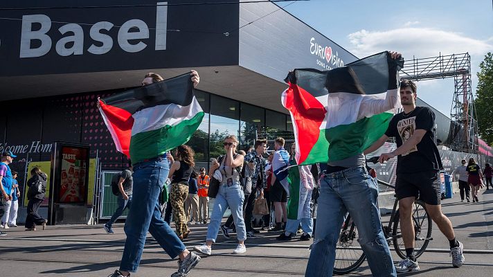 Informativo 24h - Seis expulsados por abuchear a Israel en un ensayo oficial de Eurovisión 2025