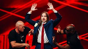 No, no ha habido un espontáneo en la actuación de Estonia