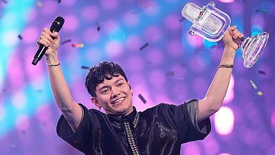 Actuacin de Austria como ganador en Eurovisin 2025