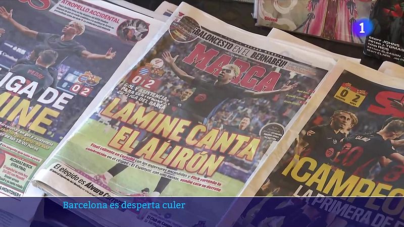 Barcelona es desperta culer: l'afició es rendeix a Flick i a Lamine