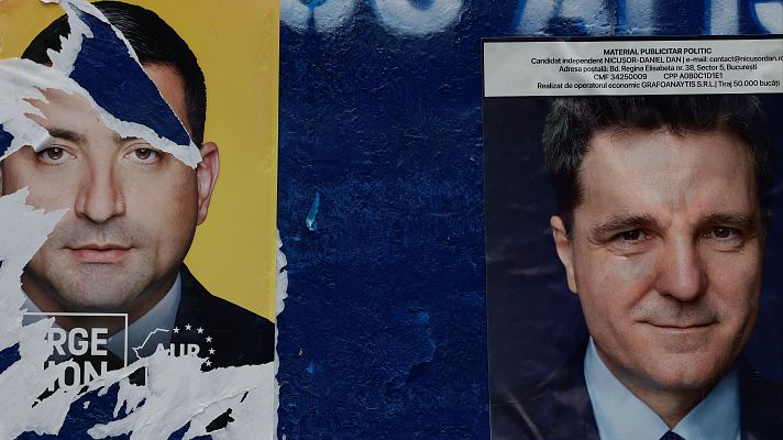 Telediario Fin de Semana - Rumanía celebra la segunda vuelta de las presidenciales en medio de un clima de polarización