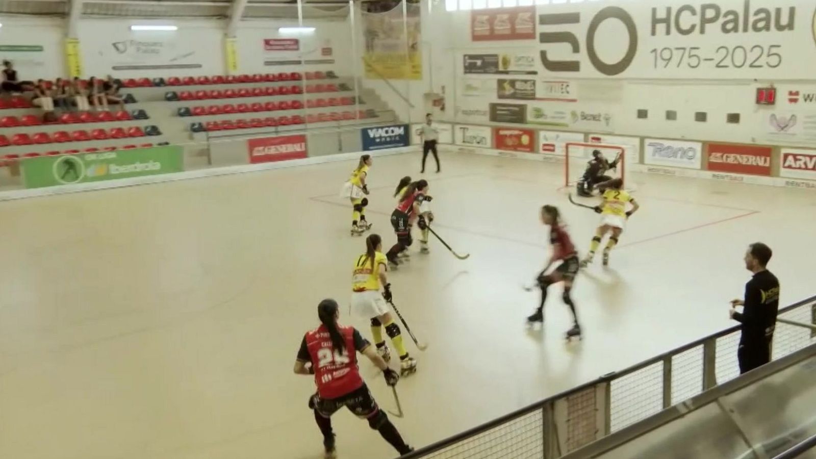 Hockey Patines - OK Liga Iberdrola. 23ª jornada: Generali HC Palau - Telecable Hockey - ver ahora