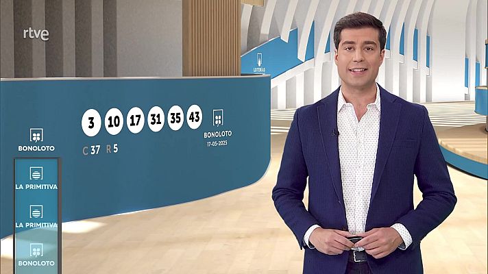 Loterías - Sorteo de la Bonoloto y Primitiva del 17/05/2025