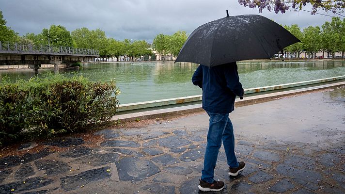 El tiempo - Lluvia, tormentas y granizo este lunes en el norte del país