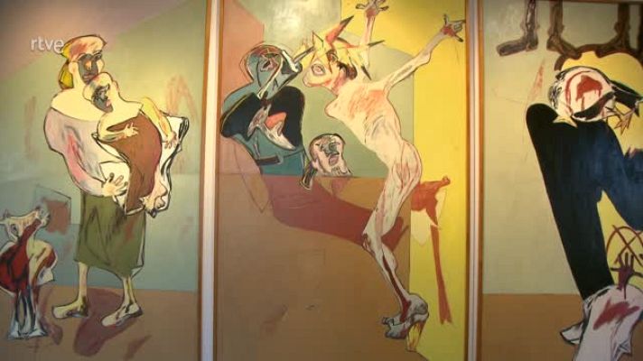 Atención obras - Exposición Barjola