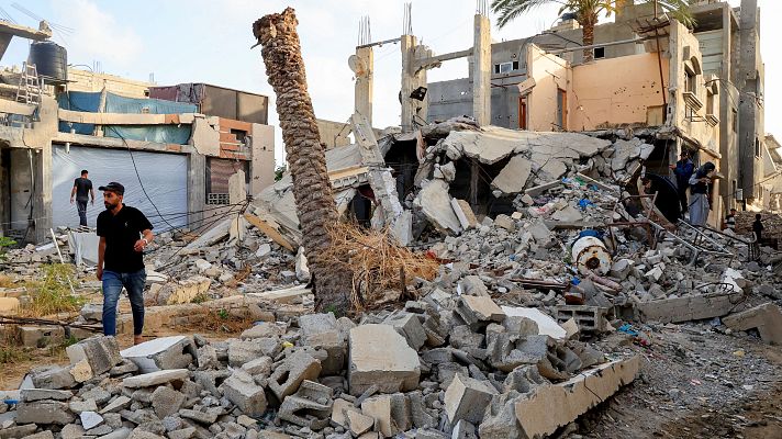 Telediario 1 - Israel prepara un ataque "sin precedentes" en Jan Yunis con el objetivo de "tomar el control de toda Gaza"