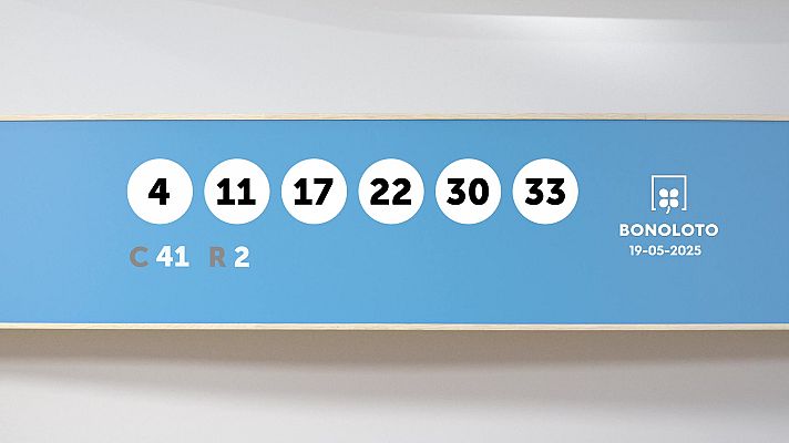 SELAE - Sorteo de la Lotería Bonoloto del 19/05/2025