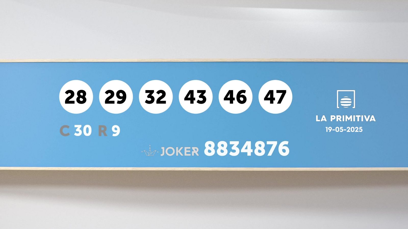 Sorteo de la Lotería Primitiva y Joker del 19/05/2025 - Ver ahora