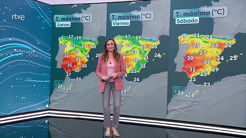 Las temperaturas máximas descenderán en Baleares, Alborán e interiores del nordeste peninsular - ver ahora
