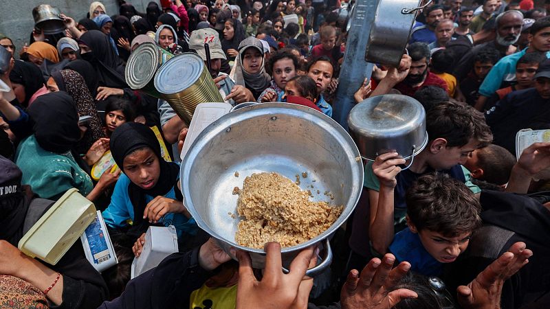 La ONU denuncia el uso del hambre como arma de guerra en Gaza: "Es inhumano y no tiene precedentes"